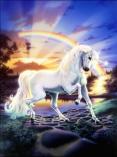 2425 RAINBOW UNI  2425 Rainbow Unicorn ¬© Meiklejohn Graphics